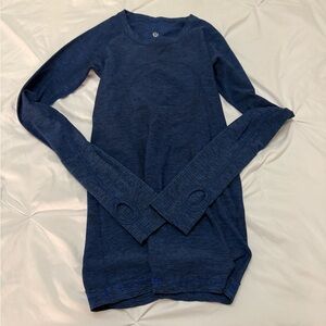 Lululemon Athletica Navy Long Sleeve Top